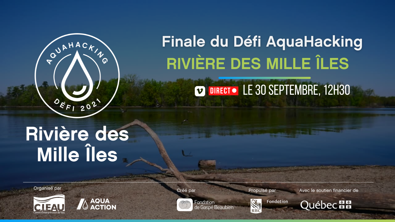 Finale du Défi AquaHacking Rivière des Mille Îles