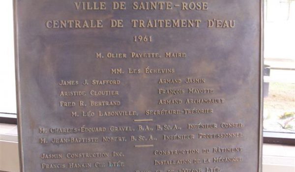 Plaque station Sainte-Rose