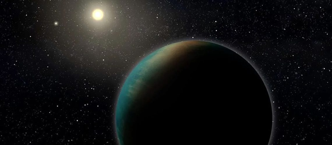 Représentation artistique de l’exoplanète TOI-1452 b, Benoit Gougeon, Université de Montréal